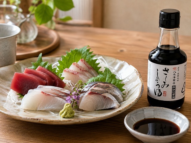 お刺身に再仕込み醤油